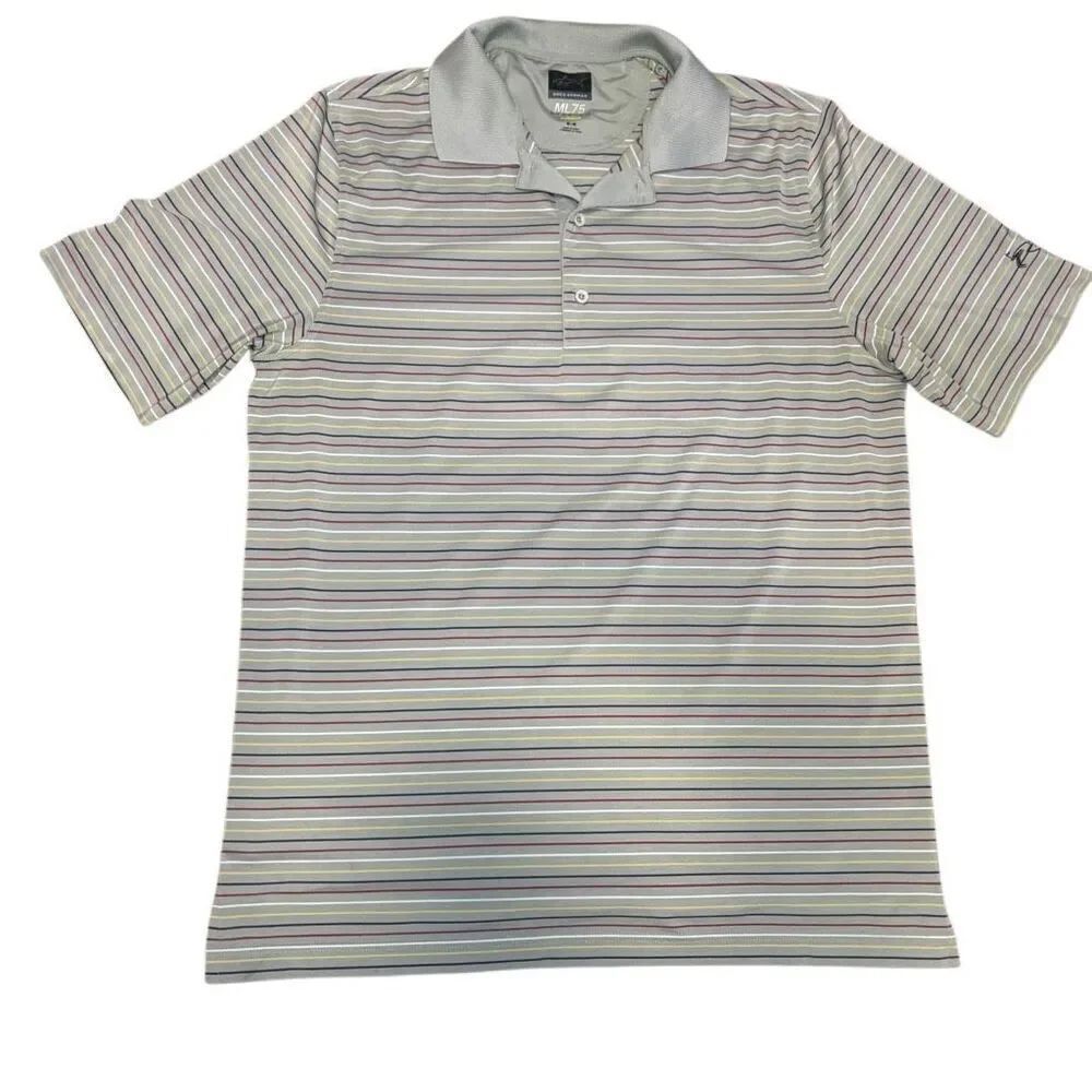 Greg Norman ML 75 Stretch Golf Shirt. Sz M. Great Condition!